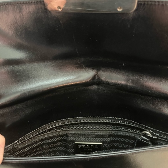 Prada Flap Leather Shoulder Bag - Picture 8 of 15